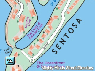 sentosa cove oceanfront map singapore larger