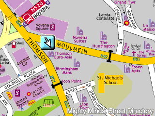 Thomson Euro-Asia - Location Map